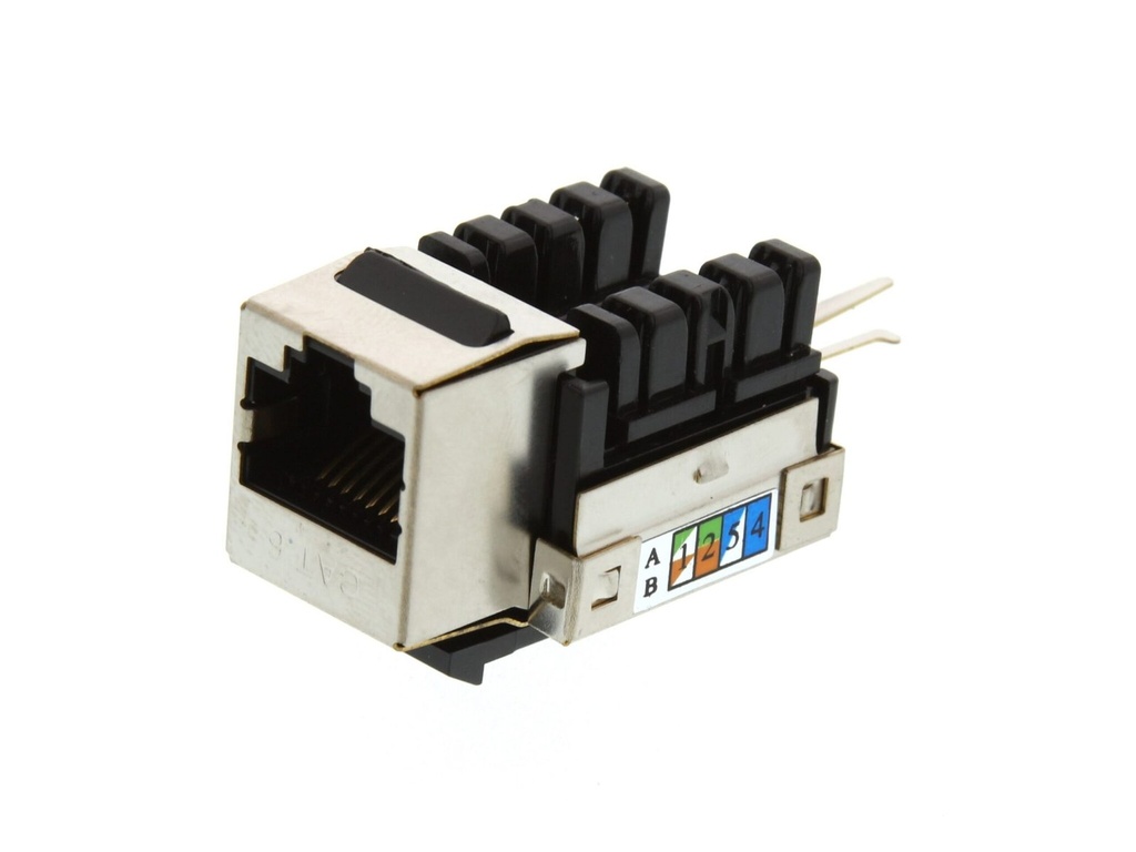 [KEYSTONESHEILDED] Shielded Keystone Jack CAT6