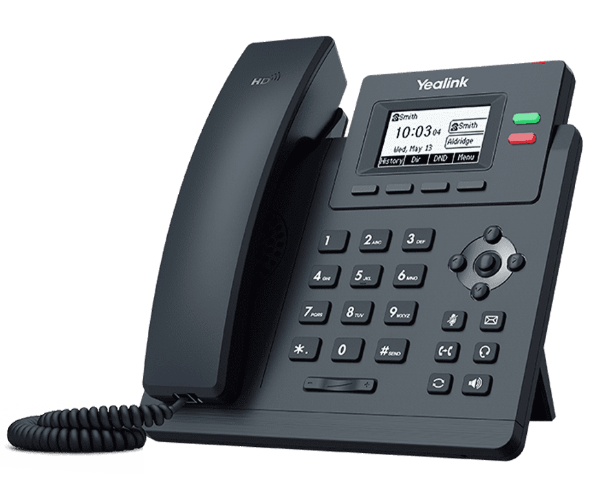 [SIP-T31G] Yealink  2.3" Mono Screen Gigabit Phone
