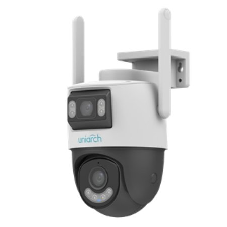 [Uho-P2S-M55F34] 5MP+5MP Dual-lens Outdoor PT Camera