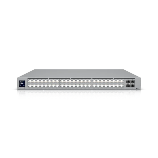 [USW-PRO-XG-48-POE] Ubiquiti UniFi USW-Pro-XG-48-PoE: Professional 48-port Layer 3 managed switch featuring (32) 10GbE and (16) 2.5GbE RJ45 ports with full PoE+++ (90W) support