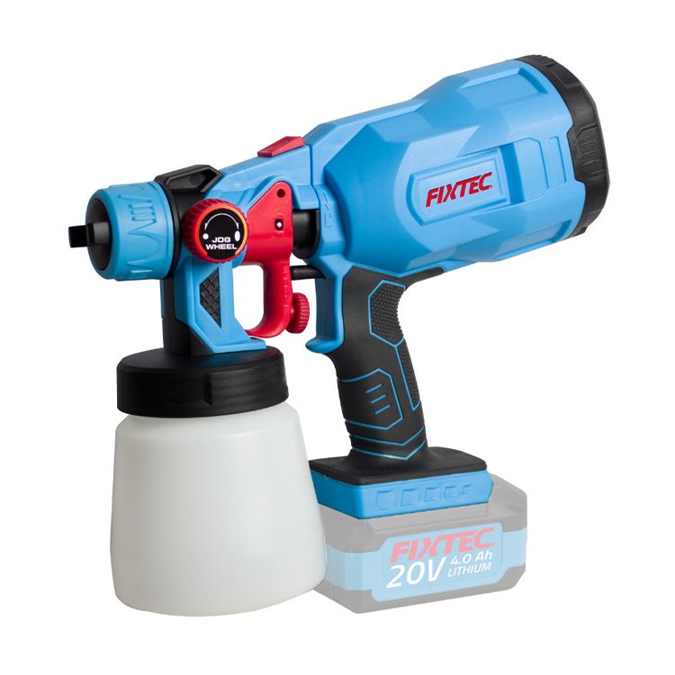 [FCSG20LFX-12] Fixtec 20V LI-ON Cordless Spray Gun Set (Battery Included) Clearance - No Warranty